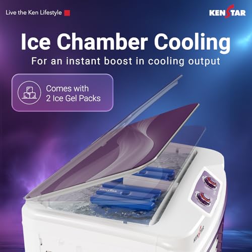 Image of Kenstar DOMINAR PRO 105| Honeycomb Cooling Pads | 5-Star BEE Ratings with 5 Years Extended Warranty | Honeycomb Cooling Pads, 5-Star BEE Ratings, 5 Years Extended Warranty