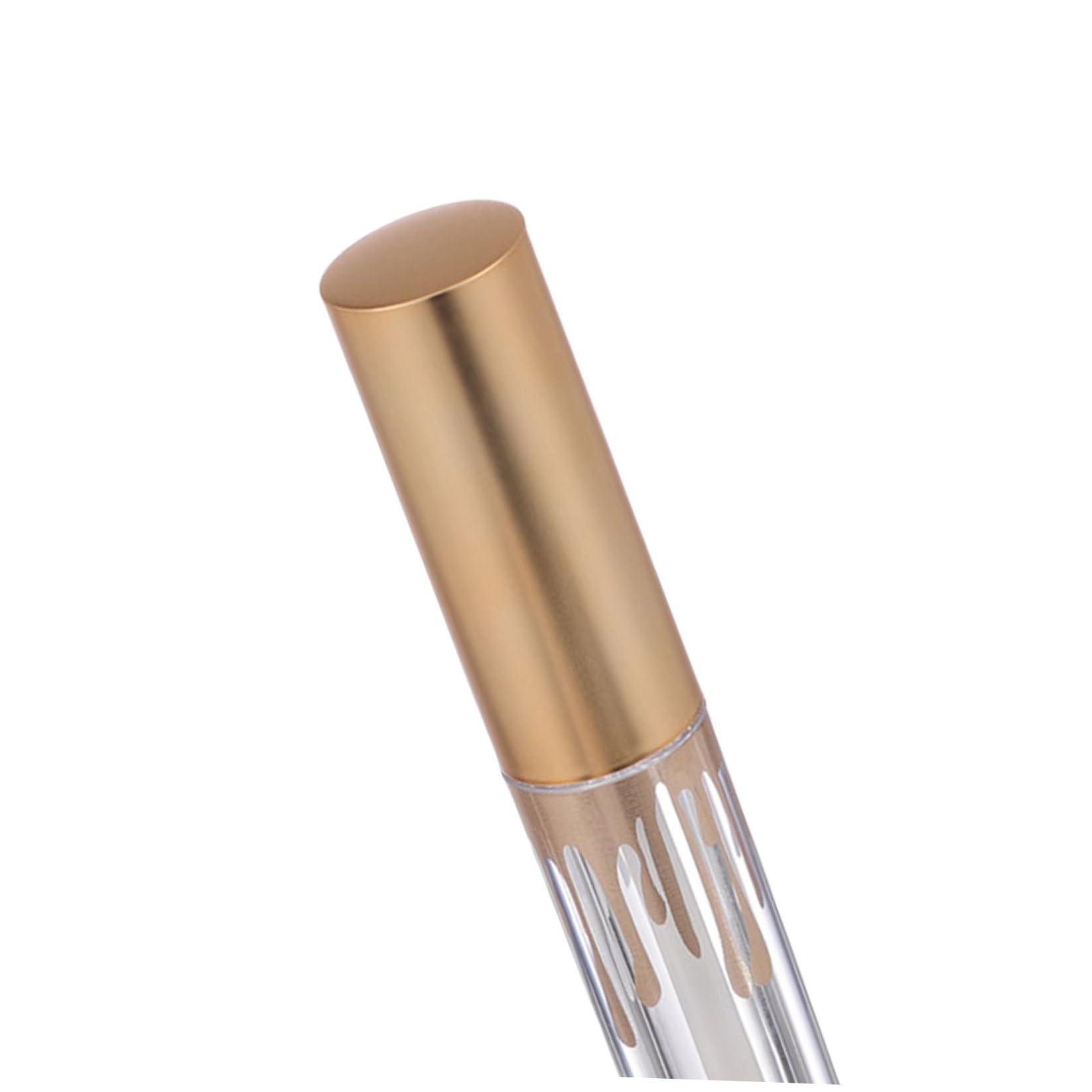 DOITOOL 20stücke Leere Lippenstift-rohre Mit Goldenen Wellen Zylindrische Behälter Für Lipgloss Und Lippenbalsam Für Reisen Und -kosmetik Pro Tube