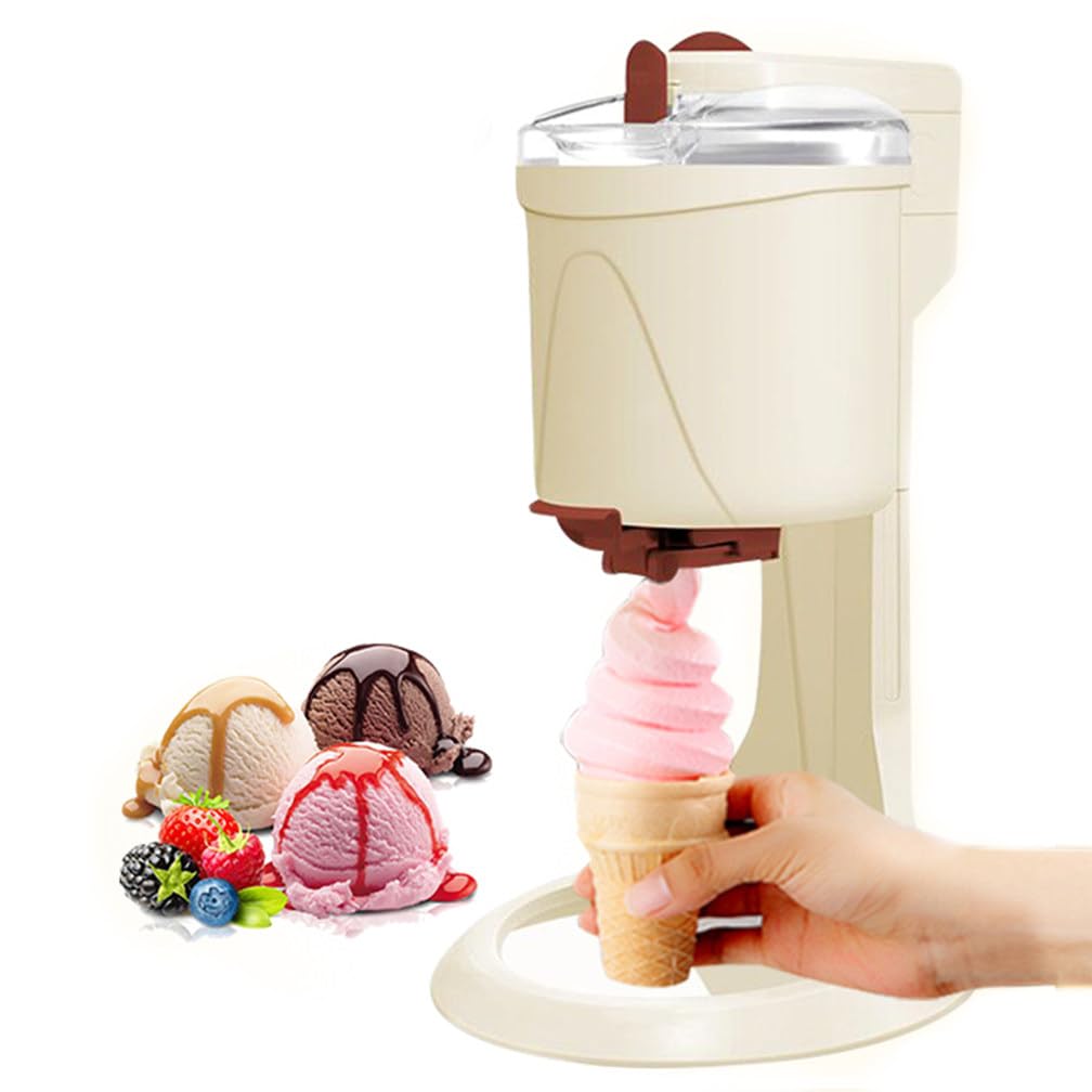 Eismaschine, Klein EIS Maschine für Eiscreme und Sorbet, EIS selber Machen mit Eismaschine, Ice Cream Maker Home DIY Kitchen