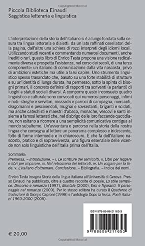 L'italiano nascosto: Una storia linguistica e