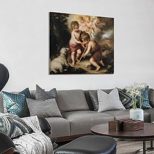 Déco murale chambre Children of the Shell Murillo toile 70cm - 3