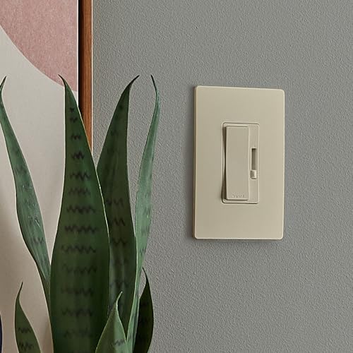 Image of Legrand Radiant 150W LED Dimmer Light Switch 3-Way Rocker Ivory 1 Pack