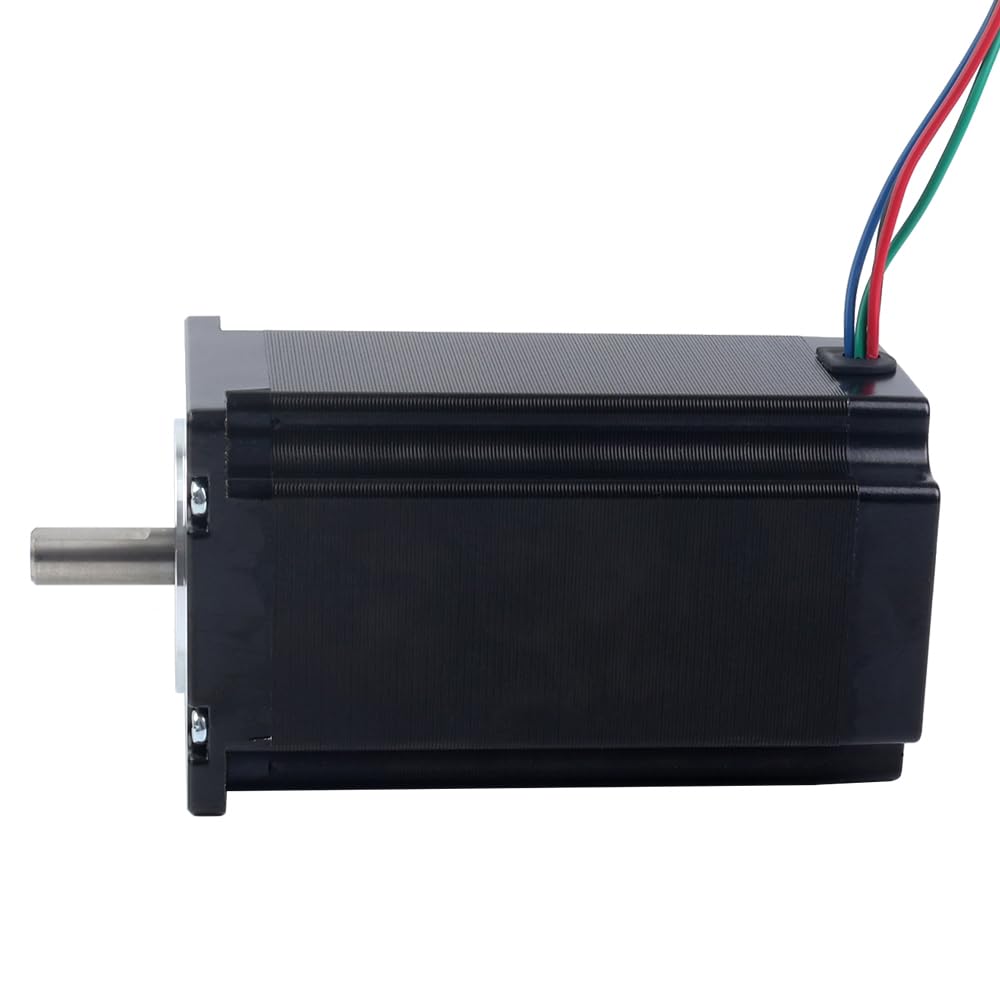 Stepperonline - Motor paso a paso Nema 23 bipolar 3 Nm (425 oz. pulg.) 5A, eje de 8 mm, 57 x 57 x 100 mm, 4 cables, CNC, impresora 3D