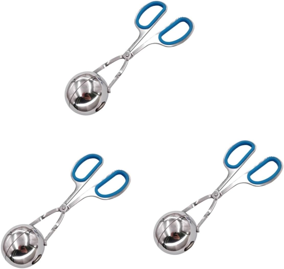 KICHOUSE 3pcs Meatball Maker Meatball Clip Diy Kitchen Gadgets Melon Balls Fish Balls Shrimp Pills Chinese Food