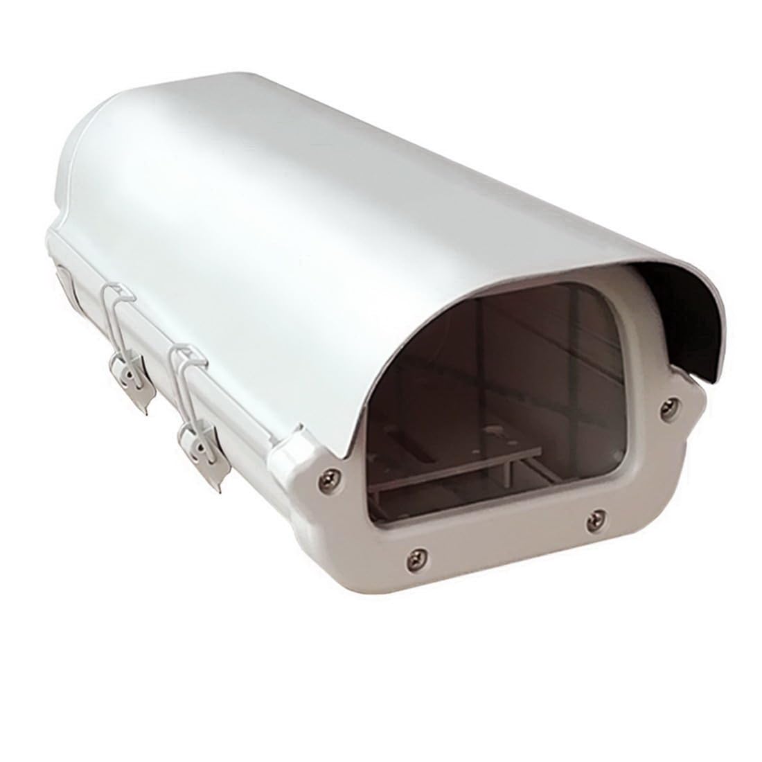 CCTV Security Housing Indoor Outdoor Camera Box, 1-Pack Aluminium Alloy 6 inch/8 inch/10 inch/12 inch IP65 Weatherproof Junction Box Camera Mount Enclosure Dust Cover Case (12 inch)