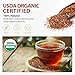 Soeos Organic Rooibos Tea, 100 Teabags, Naturally Caffeine Free, USDA and Non GMO Certify, Smooth and Robust Flavor, Excellent for Hot or Iced Brew, 9oz (250g)