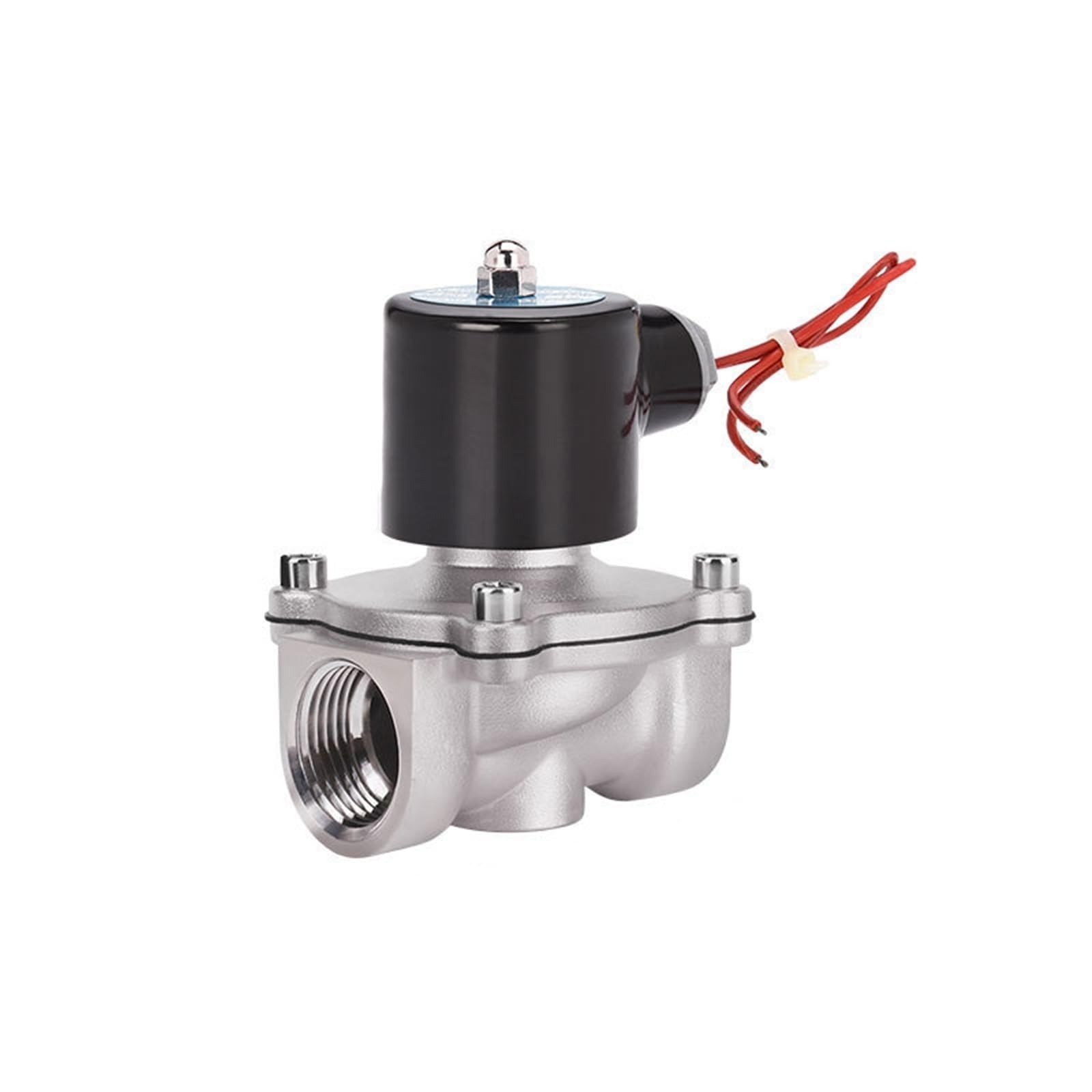 Ieumjnat Bsp-220Vac-Nbr-Seal 3/4" Stainless Steel 220V Water Solenoid Valve Normally Closed Dn20(Bsp-220Vac-Nbr-Seal)
