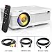 Proyector, Proyector de Video Soporta 1080P HD, Proyector Mini Compatible con TV...