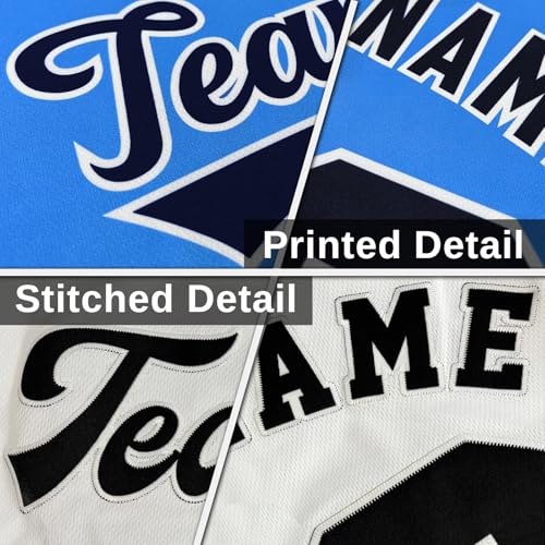 Camiseta personalizada de béisbol con nombre, número y logotipo para deporte miniatura 4