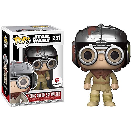 Figurine Funko Young Anakin Skywalker Walgreens Exclusive POP x Star Wars avec carte collector