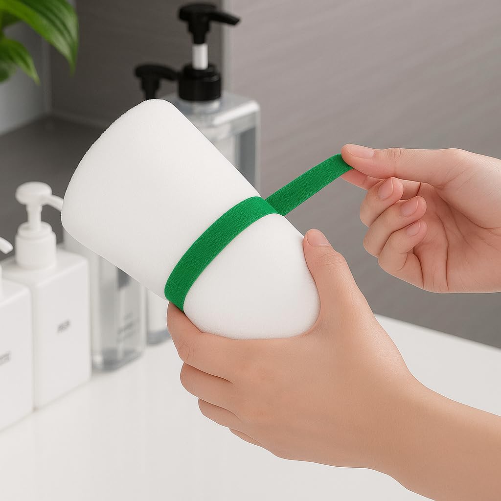 ADAPTOLL Cırt Cırt Sabitleyici Kablo Düzenleyici 5 metre x 1cm Kanca ve Döngü Kayışları, Tekrar Kullanılabilir, Çift Taraflı Kanca Rulo Düzenleyici Kayışlar, Bağlama Bandı (Sarı)