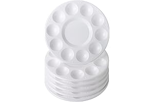 Colorful 12 Pack Paint Trays for Kids