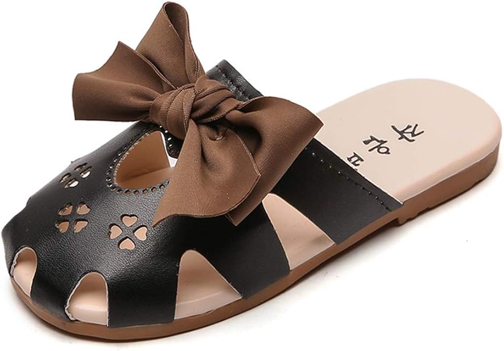 Cassiello キッズ サンダル 贈り物 子供 靴 女の子 ボウ ビーチサンダル 可愛い オシャレ プリンセス フォーマル 滑り止め ガールズ シューズ 発表会 平日 通学 結婚式 キッズシューズ ベビー スリッパ 軽量 誕生日 春夏