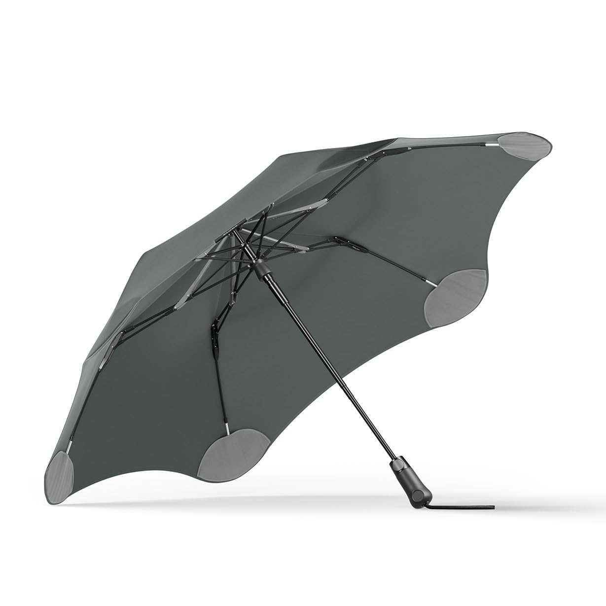 BLUNT Metro - Kompakter Regenschirm & Sturmregenschirm - Winddicht bis 90 km/h - Automatisches Öffnen & Schließen - Leicht & Langlebig - Ø 100 cm - Storm Grey