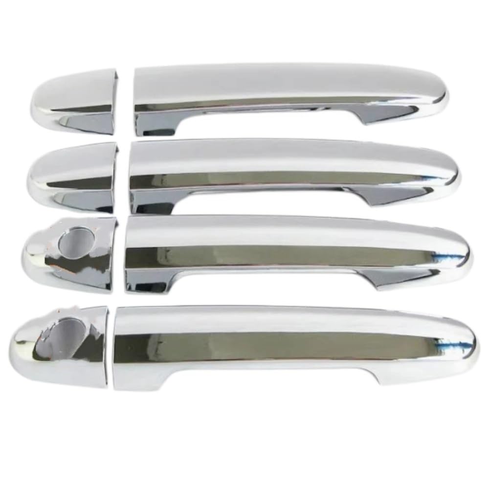 Wsx5fc 2Keyholes 4Door Exterior Door Handles For Corolla E140 E150 2007~2013 2010 Car Door Handles Carbon Fiber Or Chrome Gloss Covers Trim Sets