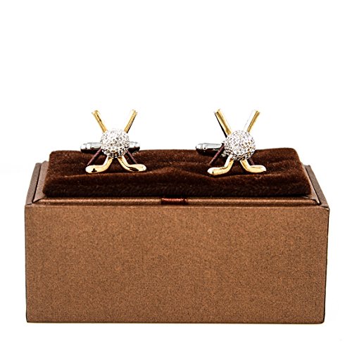 Mancuernillas de golf MRCUFF en caja de regalo miniatura 3