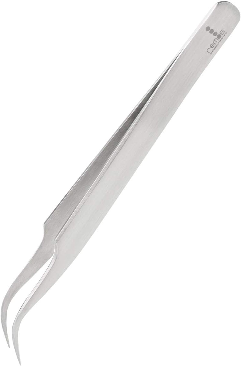 REMOS Tick Remover Made of Stainless Steel with Curved tip for Humans & Animals