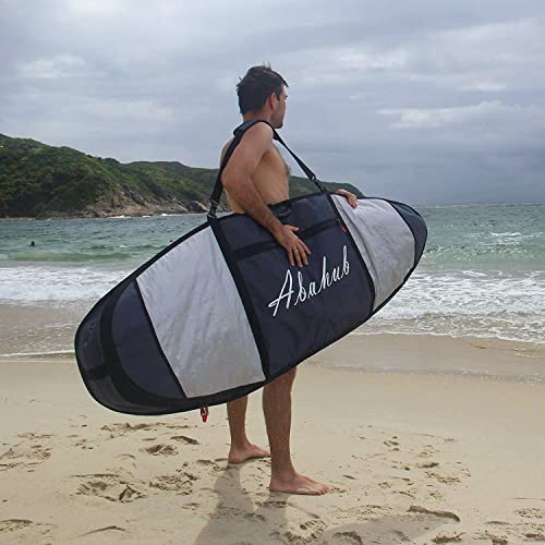 image for Abahub Premium 6'0 x 22 Surfboard Travel Bag, Foam Padded Surf Board C