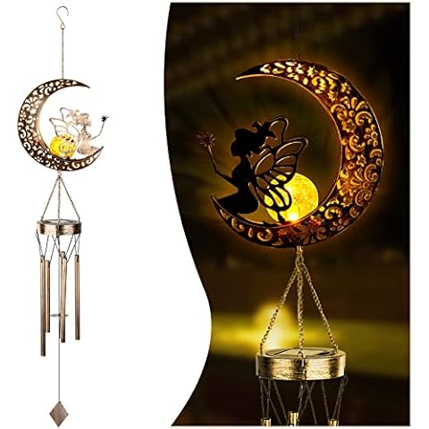 HeiPen Solar Wind Chimes for Gardens Cover