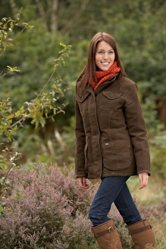 Image of Sherwood Forest Hampton Women's Hunting Jacket, Brown, UK 20