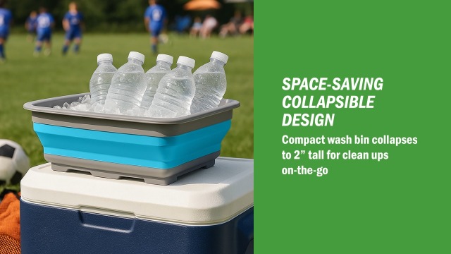 Amazon.com: Collapsible Bucket for Cleaning - 7.27L Foldable Wash