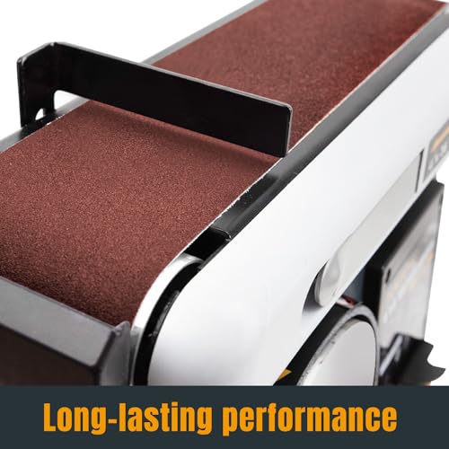 image for POWERTEC 6 x 48 Inch Sanding Belts, 3PK, 80 Grit Aluminum Oxide Belt S