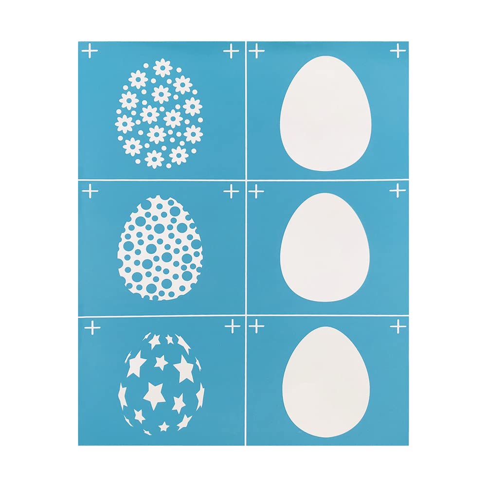Eforcase Silk Screen Stencils, Reusable Self-Adhesive Silk Screen Printing, DIY Easter Self-Adhesive Silk Screen Printing Stencil Mesh Transfers Stencil for T-Shirt Fabric Bags, Wood Signs