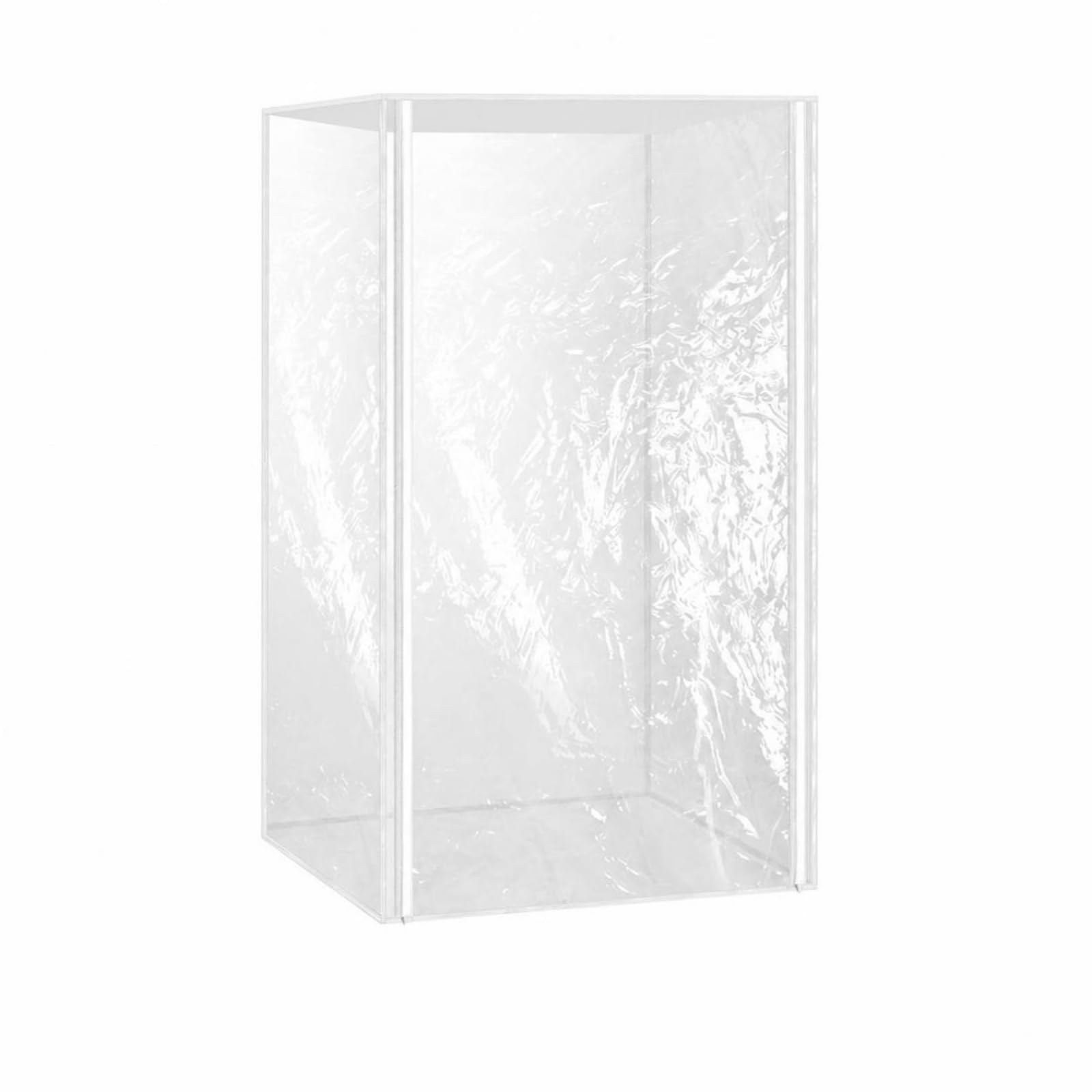 Backblech Abdeckung Backblechhaube Regalabdeckung Schutzhaube Staubschutz aus PVC Transparent für Regalwagen Teigwagen Vorratsraum für Haushalt , Transparent , 70 58 83cm