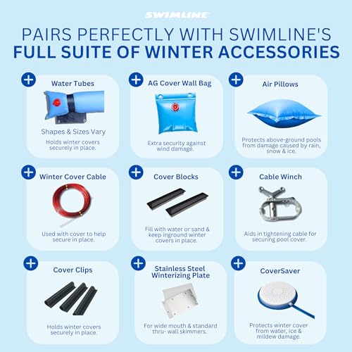 Red para hojas Swimline Hydrotools para piscinas 33 FT miniatura 6