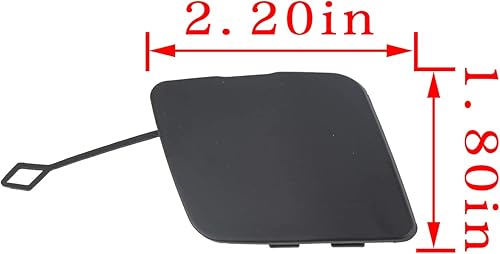 Miniatura 3 de MOTOALL Tapa de gancho de remolque de parachoques delantero para Cadillac SRX 2010-2016