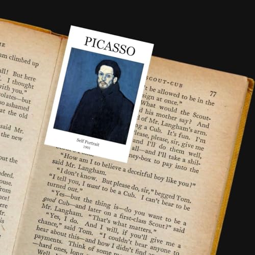 Image of Pablo Picasso Poster | Pablo Picasso Paintings Polaroids | Aesthetic 15 Mini Posters (8.6 x 6 cm) | Posters of Picasso's The Old Guitarist, The Weeping Woman, Girl Before Mirror and more | Picasso Poster