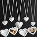Jesscasday Heart Box Pendant Necklace Vintage Fashion Jewelry Locket Necklace For Women Men Christmas