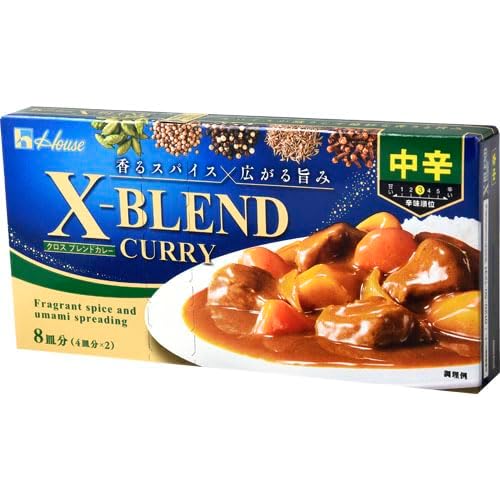 ハウス食品 クロスブレンドカレー 中辛