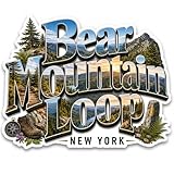 Bear Mountain Loop New York Kiss-Cut Vinyl Sticker...
