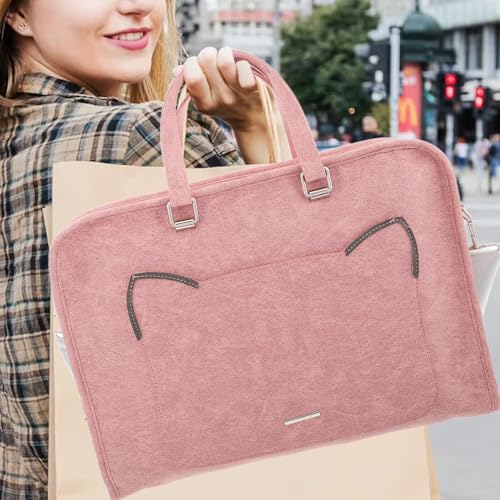 Bolso tote para laptop de mujer OSALADI 16 pulgadas rosa miniatura 2