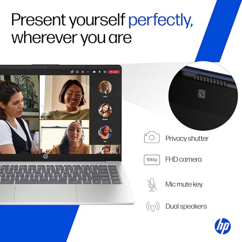 Image of HP 14, Intel Core Ultra 5 125H (24GB DDR5, 1TB SSD), Micro-Edge, Anti-Glare, FHD, 14'' /35.6cm, Win11, M365* Office24, Si Care Pack 2 Years Additional Warranty with Onsite Support