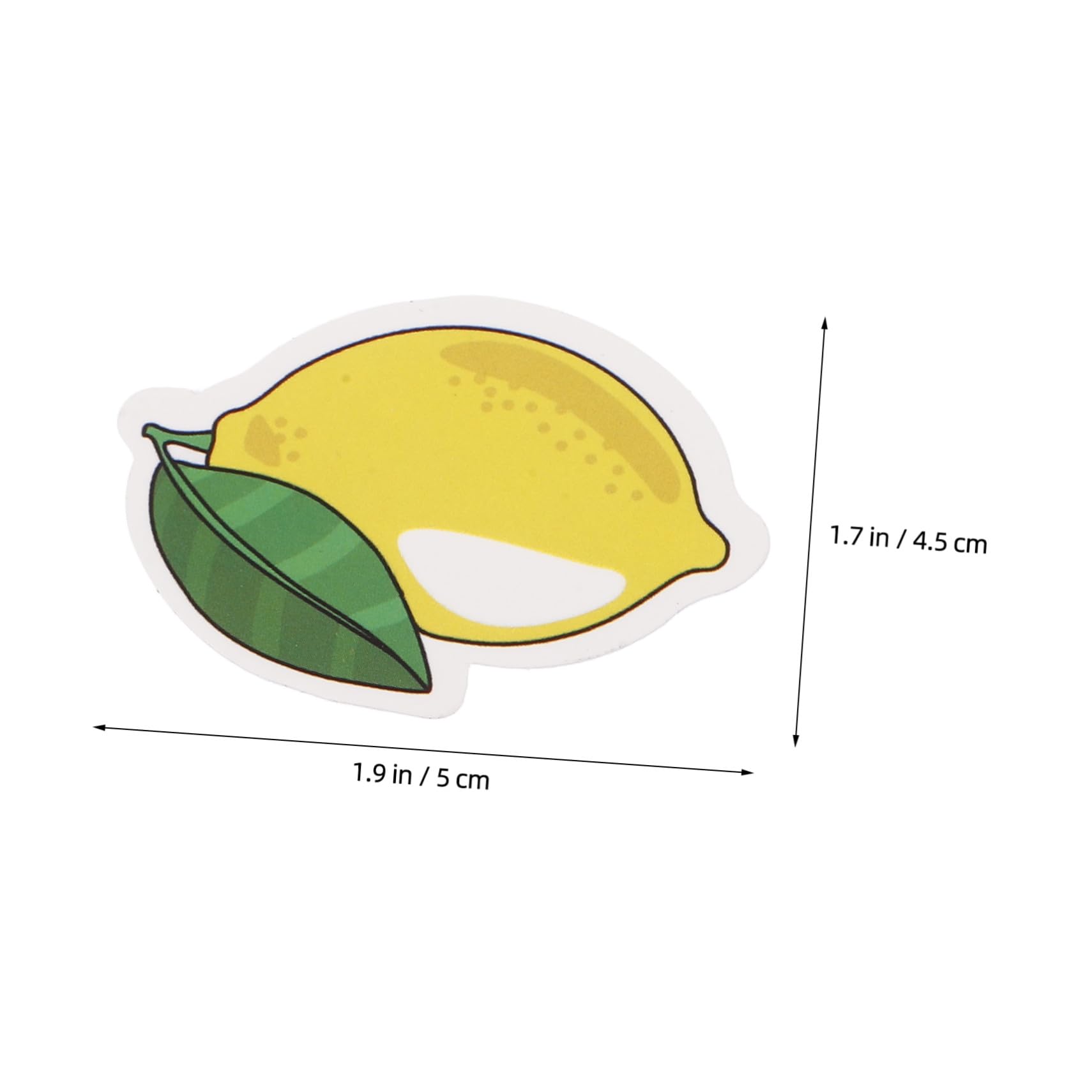 Pegatinas Adhesivas Ideales para Decorar de Limón 50 Adorables Diseño Seguro y Decorativo para Ordenador y Maleta y Regalar a Amigos
