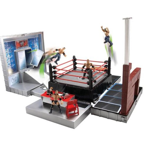 Amazon.co.jp: WWE Micro Aggression Playset with 4 Figures : おもちゃ