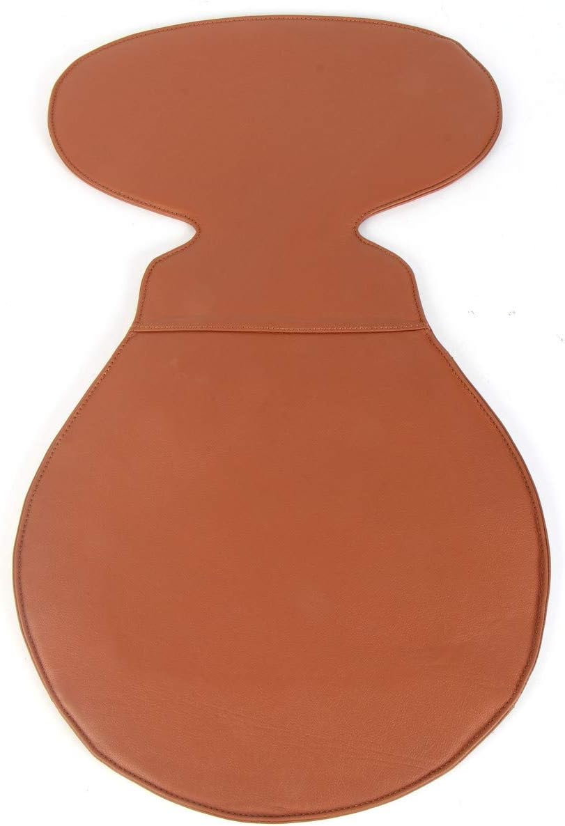 Upholstery Leather Chair Cover for Arne Jacobsen Series 7 3101 Set of 6 Pieces Hair on Color (Black)