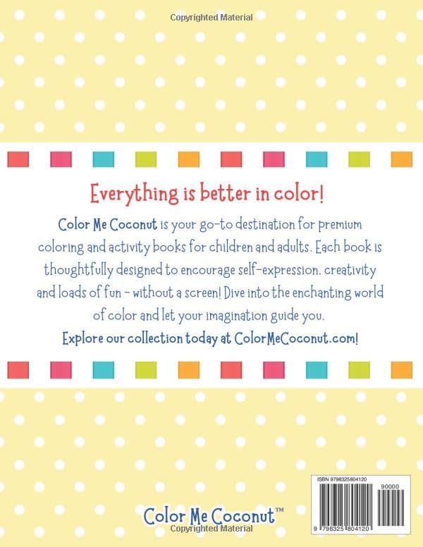 Colorful Fairy Tales: A Coloring and Activity Book for Kids | Premium Edition | The Color Me Coconut Collection image 3