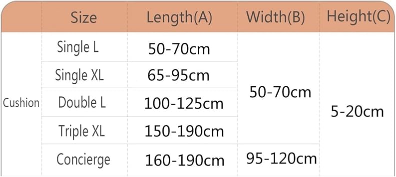 Stretch Sofa Seat Covers, Universal Individual Couch Covers, Couch Cushion Covers for Sectional Sofa(C,Triple XL)