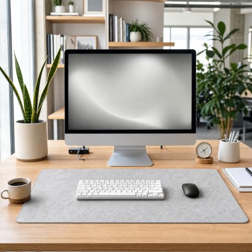 Large Felt Desk Mat for Keyboard and Mouse