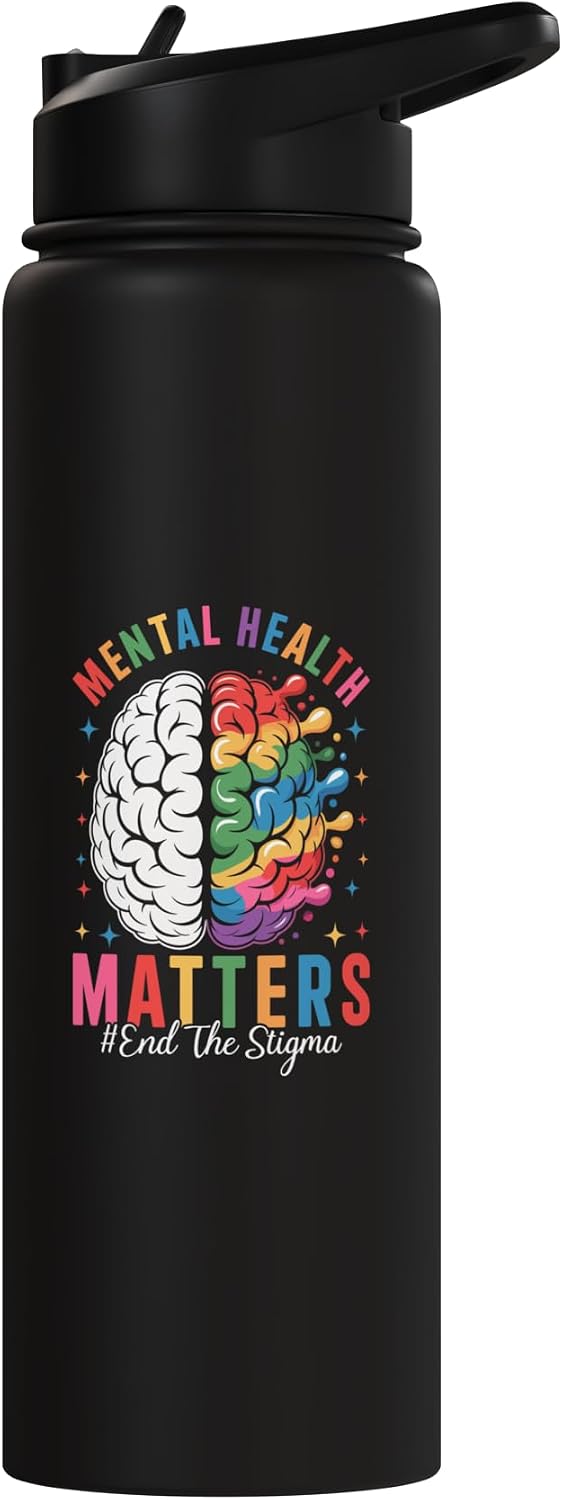 Mental Health Matters End The Stigma Stainless Steel Insulated Water Bottle