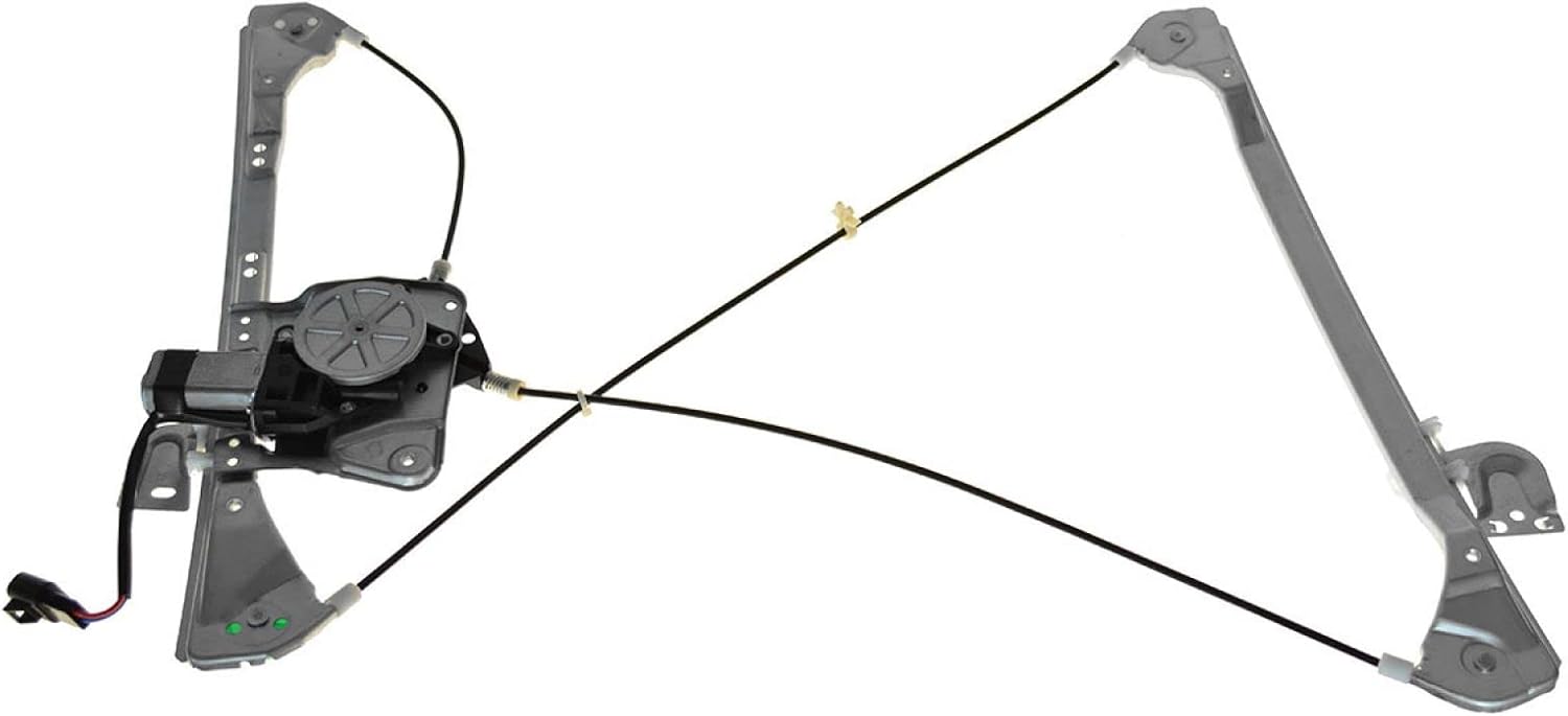TRQ Left Power Window Regulator & Motor Assembly Drivers Side Compatible with 1999-2004 Oldsmobile Alero 1999-2005 Pontiac Grand Am GM1350126 GM1350169