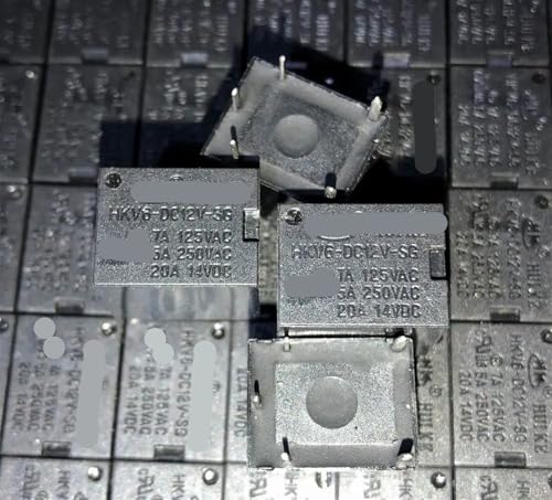 Relé 5 pines T78-1C-20A HKV6-DC12V-SG interruptor electromagnetico 1pc 4