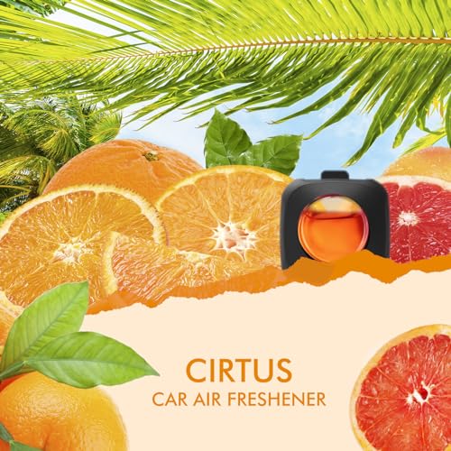 Image of Car Air Fresheners, 6 Pack, Citrus, Car Fresheners Vent Clips, Long Lasting Air Freshener, Car Refresher for Men Women