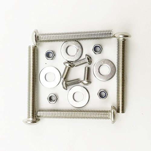 Hanswd Saddlebag Support Bars Brackets For Suzuki Yamaha Kawasaki (Chrome) #TOP4