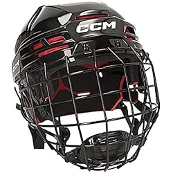 Casco Hockey Patines Niño CCM Tacks 70 - Casco Combo Senior, talla S, color negro