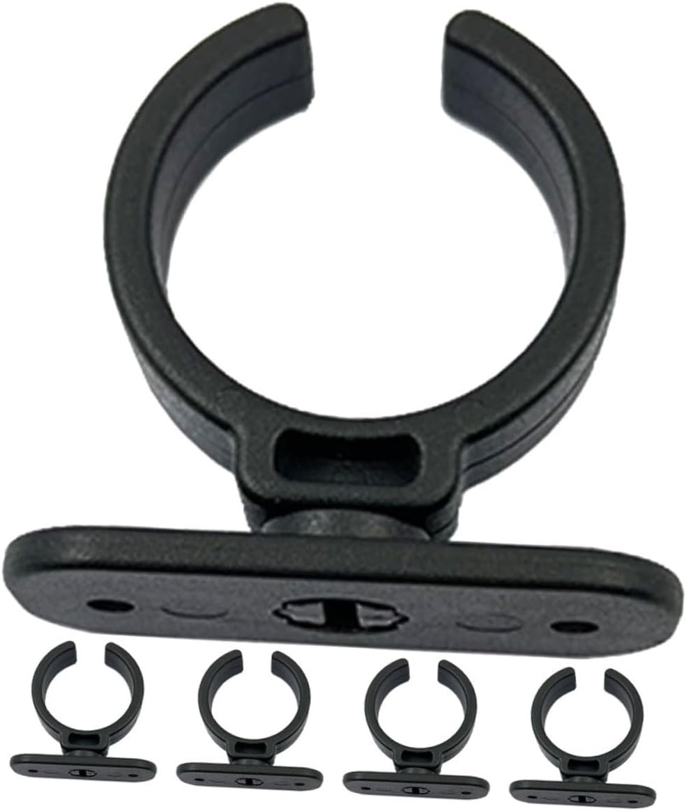 HEMOTON 5pcs Plastic Microphone Clip Holder Mic Clips for and Wired Microphones Easy to Install Mic Stand Accessories for Home and