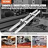 VEVOR Linear Guide Rail Set, SBR16 2000mm, 2 PCS 78.7 in/2000 mm SBR16 Guide Rails and 4 PCS SBR16UU Slide Blocks, Linear Rails and Bearings Kit for Automated Machines DIY Project CNC Router Machines